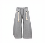 Sassy Cut-Out Wide-Legs Unisex Pants