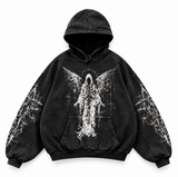 Y2K Printed Oversized Hoodie