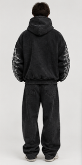 Y2K Printed Oversized Hoodie