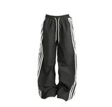 Women's Streetwear Striped Track Pants